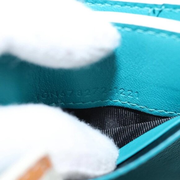 SAINT LAURENT Compact Wallet Leather Multicolor - Picture 10 of 15